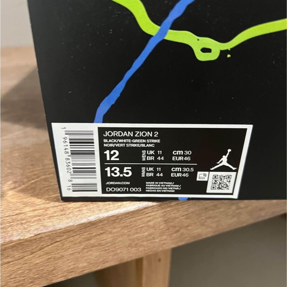 Jordan Zion 2 Men’s Basketball Shoe size 12